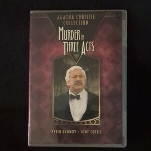 "MURDER IN THREE ACTS" B/W. DVD. NOT RATED.   A HERCULE PIOROT MYSTERY.    ©1986